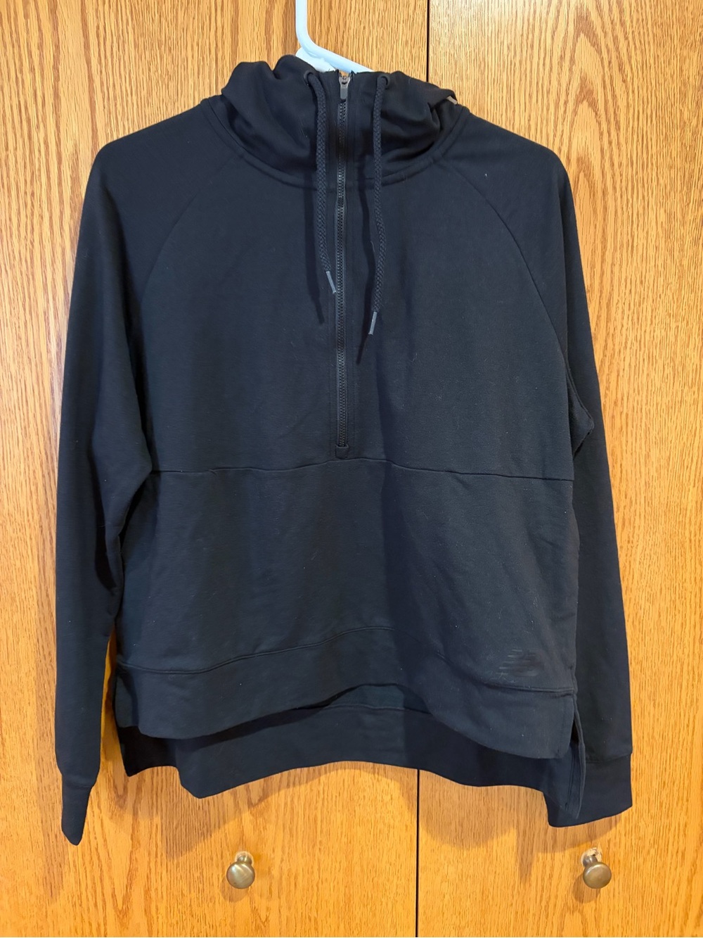 New Balance Black Zip-Up Pullover Hoodie